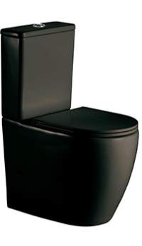 Унитаз-компакт ESBANO Ripoll-С матовый черный, с сиденьем с микролифтом